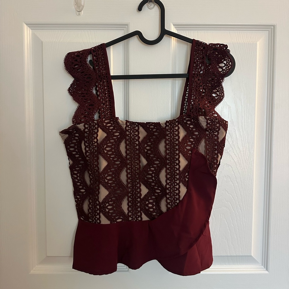 Summer lace tank top